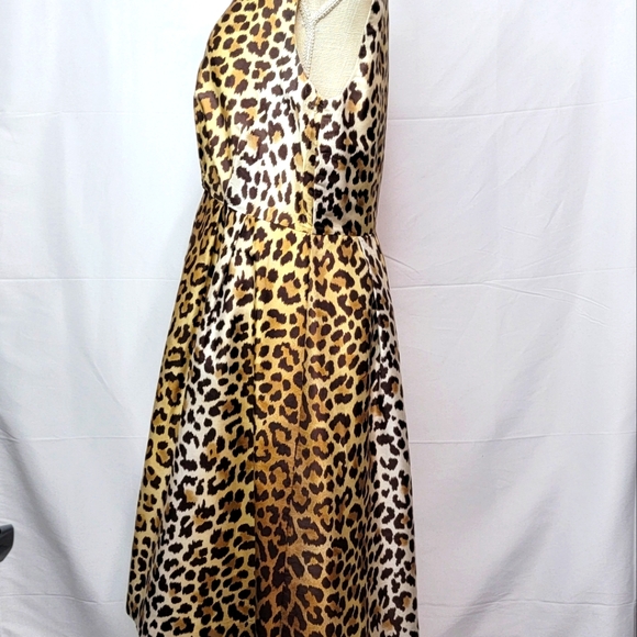 Kate Spade 100% SILK Animal Print Midi Size 12. #326 - Picture 8 of 10